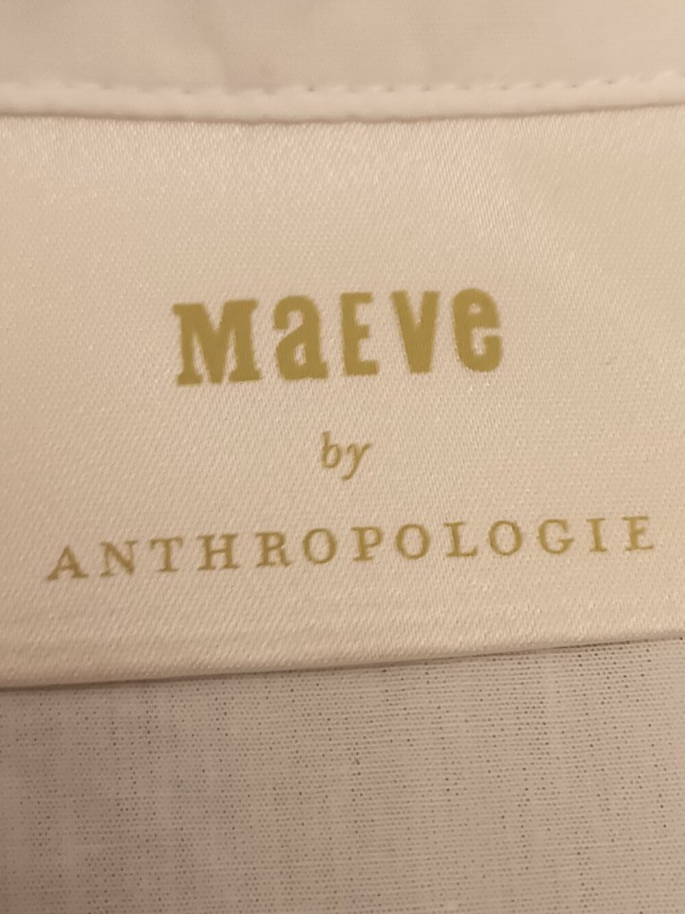 Anthropologie Maeve Size 2X White Short Sleeve Top - Picture 2 of 9